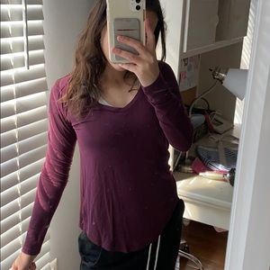 long sleeve casual top